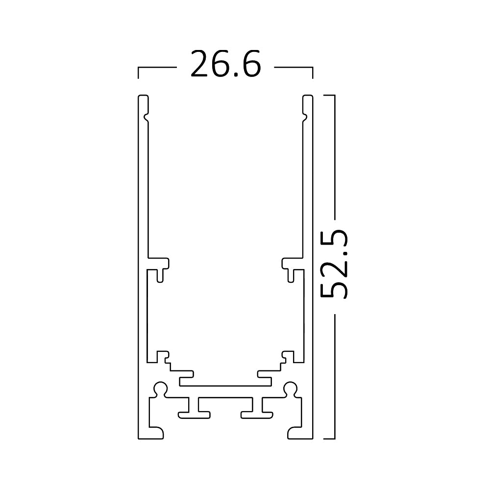 BRY-M02-SR01-1M-48VDC-CRNA-NADGRADNA MAGNETNA ŠINA