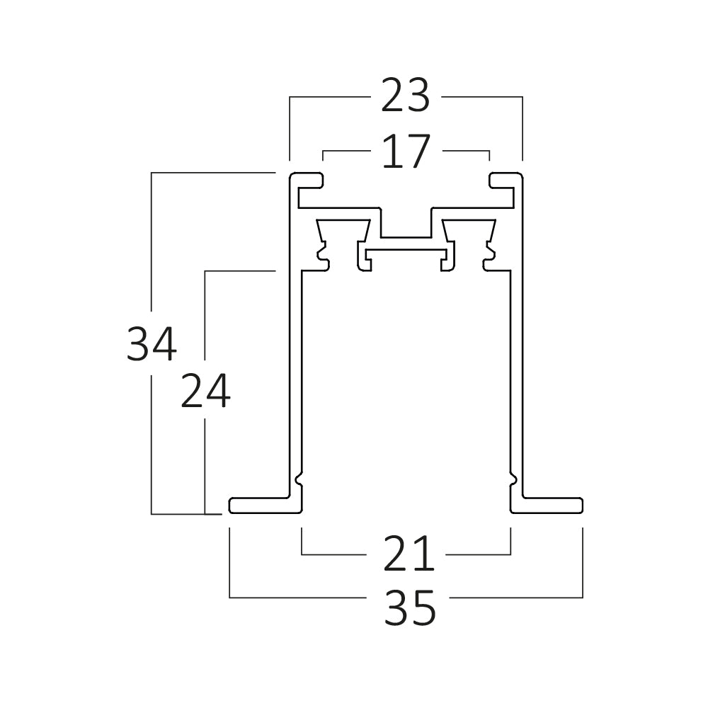 BRY-M07-RC02-1M-48VDC-CRNA-SLIM-MAGNETNA ŠINA