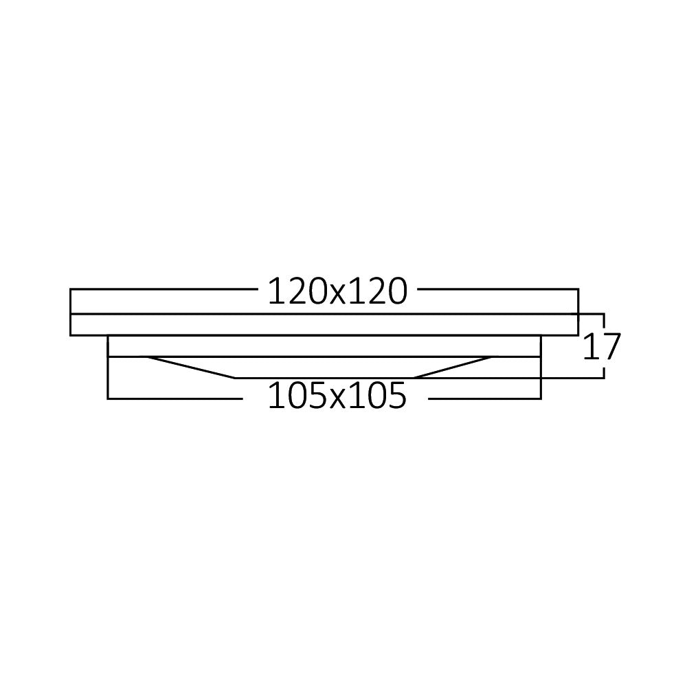 LNX-SMD-CSF-6W-4INC-BELI-3000K-UGRADNI LED PANEL