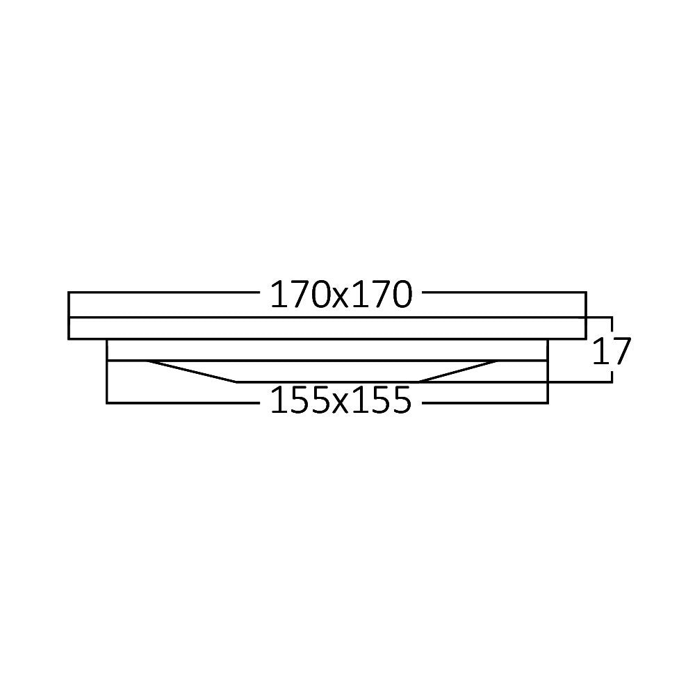 LNX-SMD-CSF-12W-6INC-BELI-3000K-UGRADNI LED PANEL