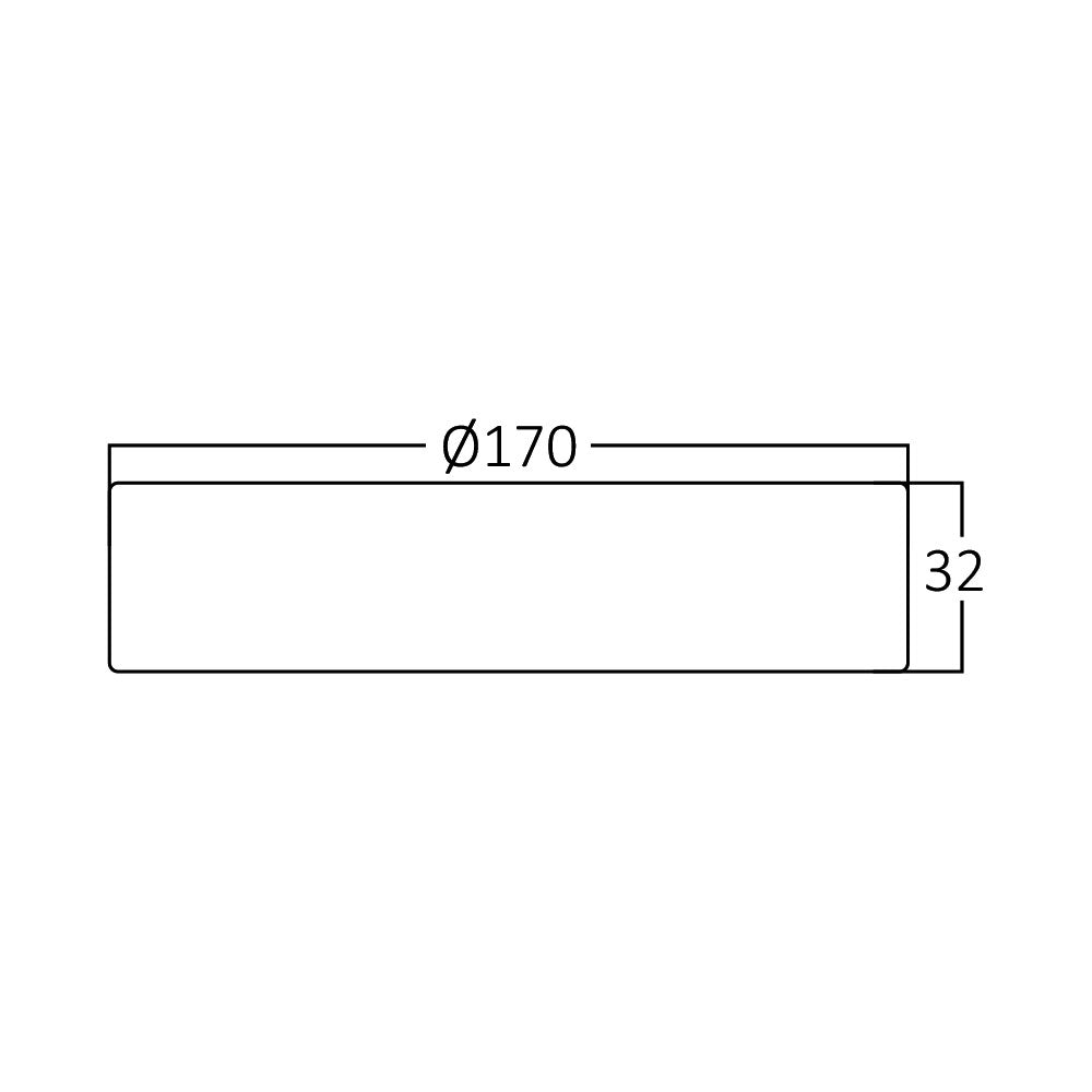 LNX-SMD-SRF-12W-RND-BELI-4000K-NADGRADNI LED PANEL