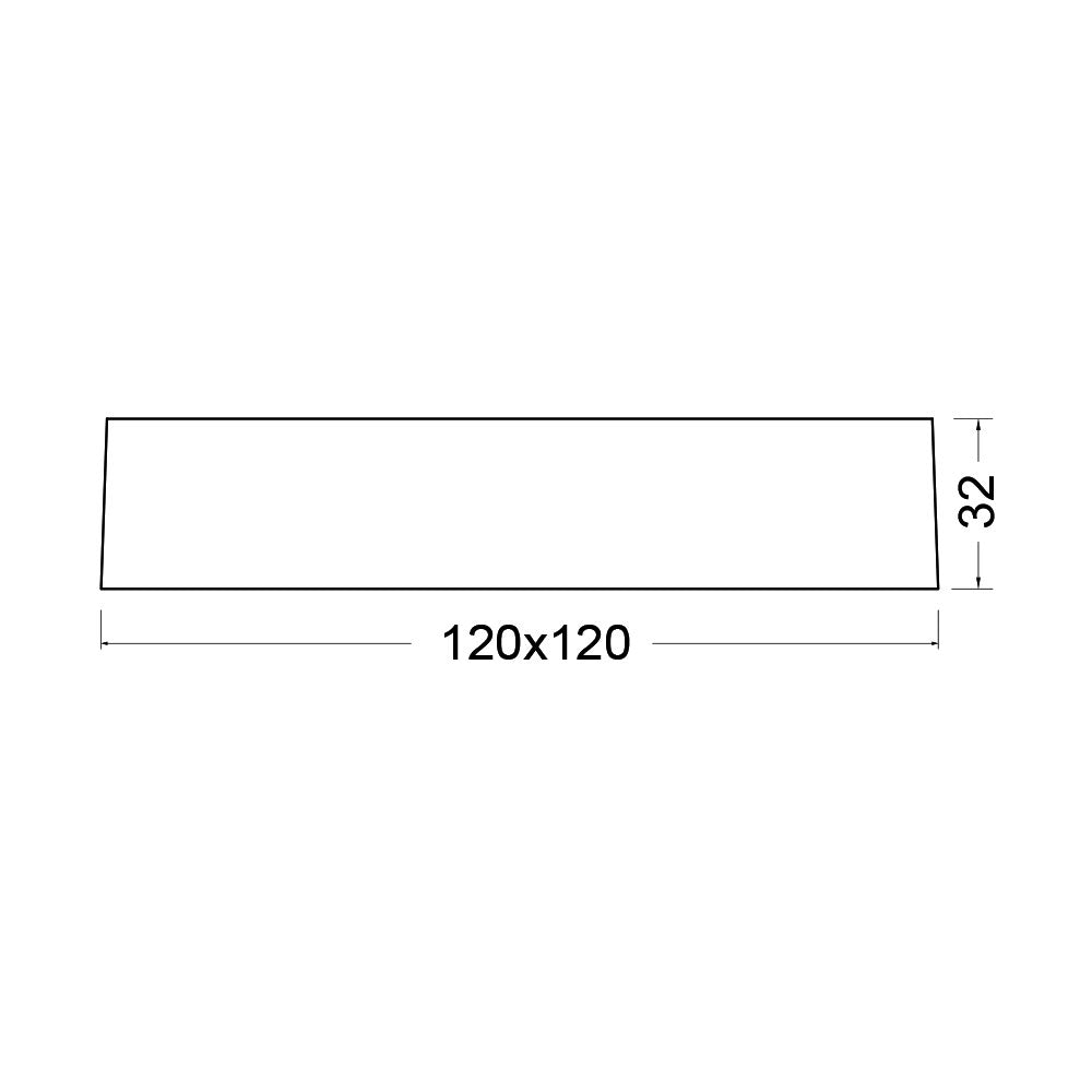 LNX-SMD-SRF-6W-SQR-BELI-3000K-NADGRADNI LED PANEL