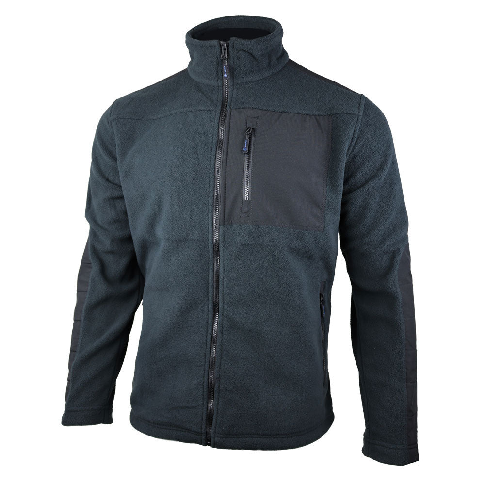 Flis vesta NORTH TECH sivo-crna