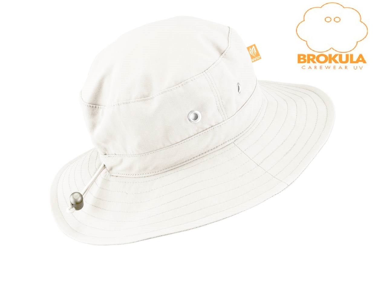 BROKULA CAREWEAR UV šešir dječji - basic, beli, vel. L-XL