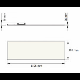 DAWN LED PANEL HN-PL12030 36W 3000/4000/6500K (4320lm) BACKLIGHT