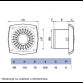 ERA VENTILATOR F100 WIND 100C