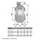 ERA VENTILATOR MARS 250 GDF(WK)