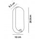 LED SVETILJKA BL1 ELIPSA 18W 4000K IP65 BELA