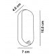 LED SVETILJKA BL1 ELIPSA 9W 4000K IP54 BELA