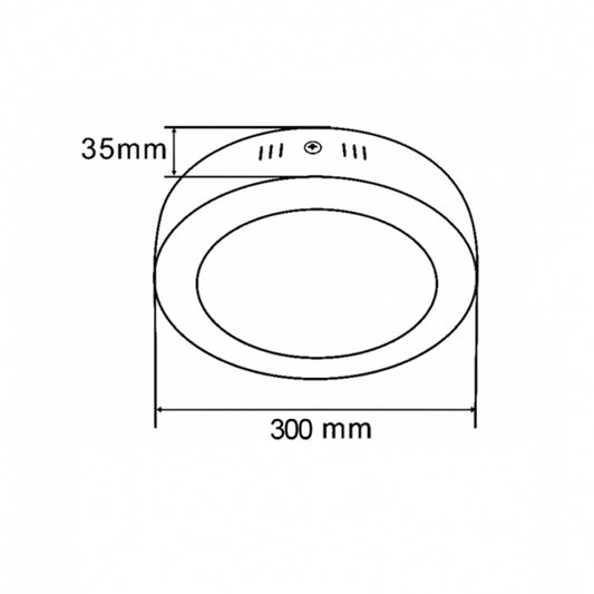 LED PANEL KA-C5 24W 6500K CRNI