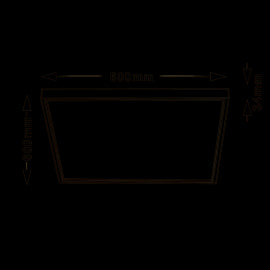 LED PANEL N/Z KNS5-48W 4000K 6060