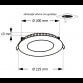 LED PANEL U/Z KNC1-18W 4000K
