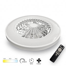 LED PLAFONJERA YL-FAN-G010 48W 3000K/4000K/6500K BELA DIMABILNA