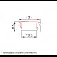 LED PROFIL LL-ALP002-R KOMPLET CRNI