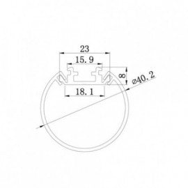 LED PROFIL T40 KOMPLET
