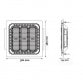 LED REFLEKTOR BR-FL100W-01K 5000K