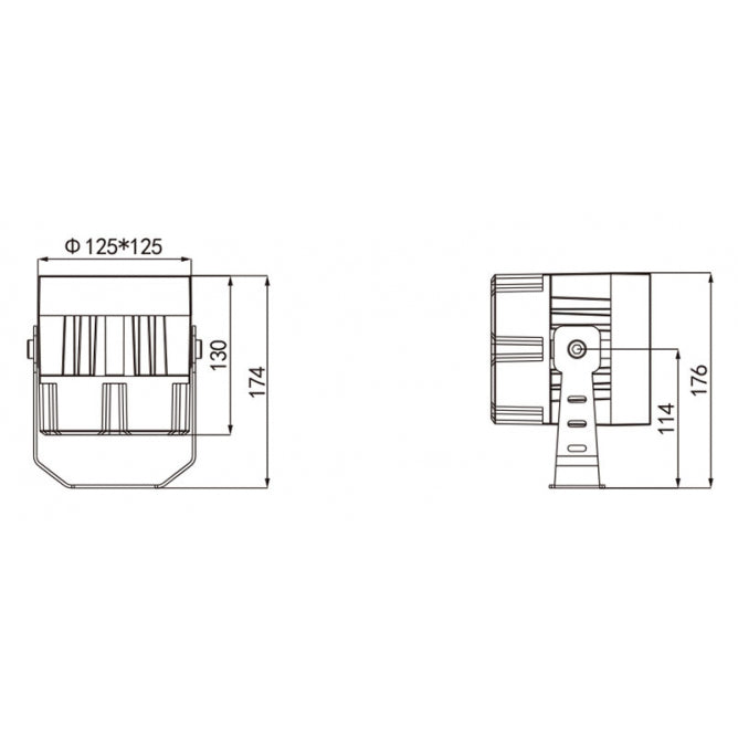 LED REFLEKTOR JM-4707 32W 4000K SIVI IP66