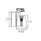LED REF SINSKI 337201-1 20W 4000K CRNI TROFAZNI