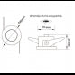 LED ROZETNA L1030-3 OKRUGLA 3W 4000K CRNA