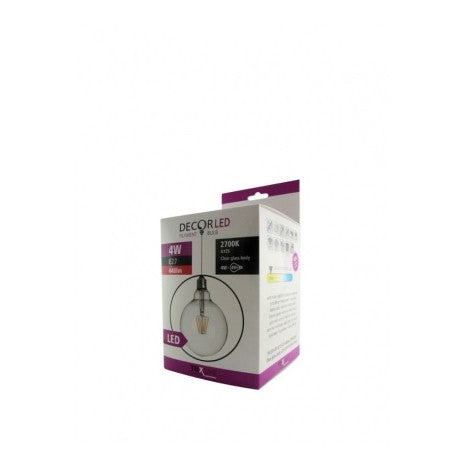 LED SIJALICA FILAMENT G125 4W E27 2700K TRIXLINE