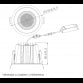 LED SVETILJKA CPS-Y4A15-D23 3000/4000/5000K 15W IP65 BELA