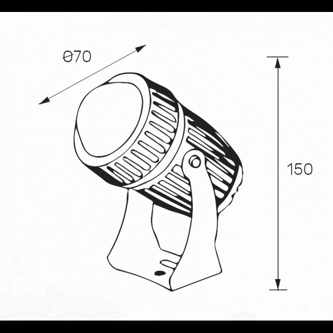 LED SVETILJKA GA-SPN030 9W 3000K IP66