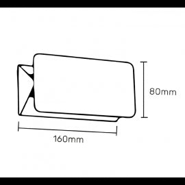 LED SVETILJKA JM-021 ZIDNA 5W 4000K IP54 SIVA ANTRACIT