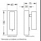 LED SVETILJKA JM-063 ZIDNA 3W 3000K BRONZA/CRNA