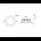 LED SVETILJKA L6540-15 PLAFONSKA 4000K 12W 90° IP65 BELA