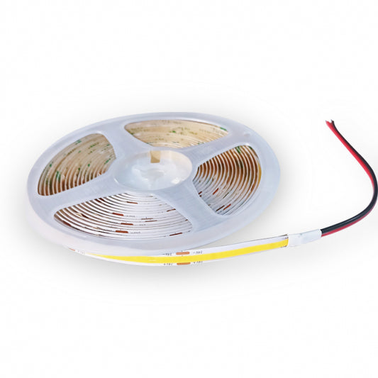 LED TRAKA COB-480-6000K 24V IP45 (5met, 12W/met,8mm)