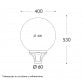 LED ULICNA SVETILJKA GLOBE 400 50W SIVA