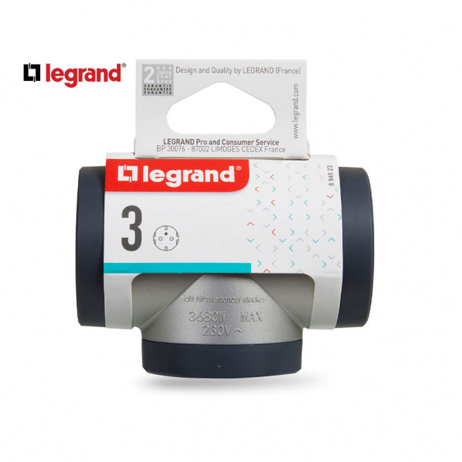 LG 694523 ADAPTER BOCNO 3X2P+E (ALU/T.SIVA)