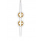 LUNA 153 VISILICA G9 WITHOUT BULB AMBER GLASS