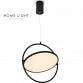 LUNA 253 VISILICA 10W 3000K CRNA DIM