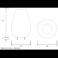 LUNA 289 PODNA LAMPA 8W 3000K