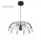 LUNA 319 LUSTER 37W 3000K CRNI