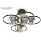 NALAN 19064 LUSTER 4*E27 CRNA/HROM