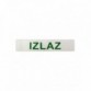 NALEPNICA 22,1*4,7CM IZLAZ