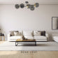 NILUFER 19135 LUSTER 5*G9 CRNA/MESING