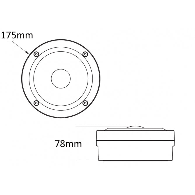PANIK SVETILJKA LE513 6W 5000K 450LM NAD/UG IP20