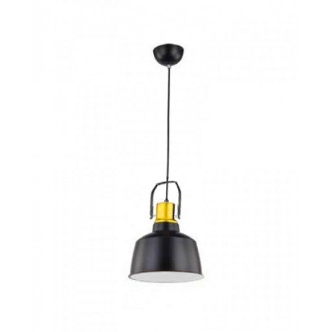 RUSTIK 103 VISILICA 1*E27 CRNA