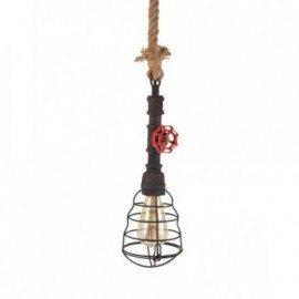 RUSTIK 109 VISILICA 1*E27 GOLD/BLACK
