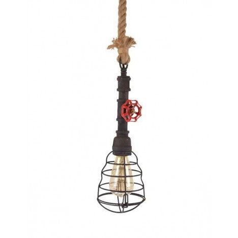 RUSTIK 109 VISILICA 1*E27 GOLD/BLACK
