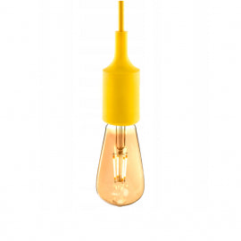 RUSTIK 119 VISILICA 1*E27 ZUTA pvc