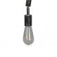 RUSTIK 65 VISILICA 1*E27 crna/hrom