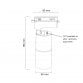 SINSKI REFLEKTOR LDG5030T 18W CCT BELI MONOFAZNI