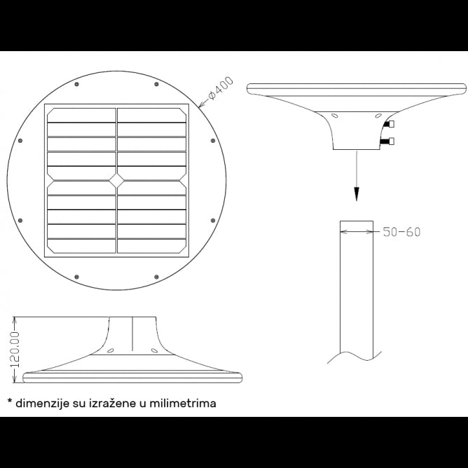 SOLARNA LED ULICNA SVETILJKA LD-SGL-20W