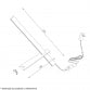 SOLEA 27 STONA LAMPA 6W 3000K CRNA/DRVO DIM