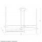 SOLEA 28 LUSTER 34W 3000/4000/6000K BELA/PLAVA