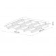 SOLEA 33 PLAFONSKA SVETILJKA 36W 3000/4000/6000K CRNA/DRVO DIM